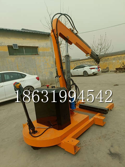 花莲县自卸车厢随车吊 自制轮式四不像起重机 四驱平板吊 5吨 贵盛